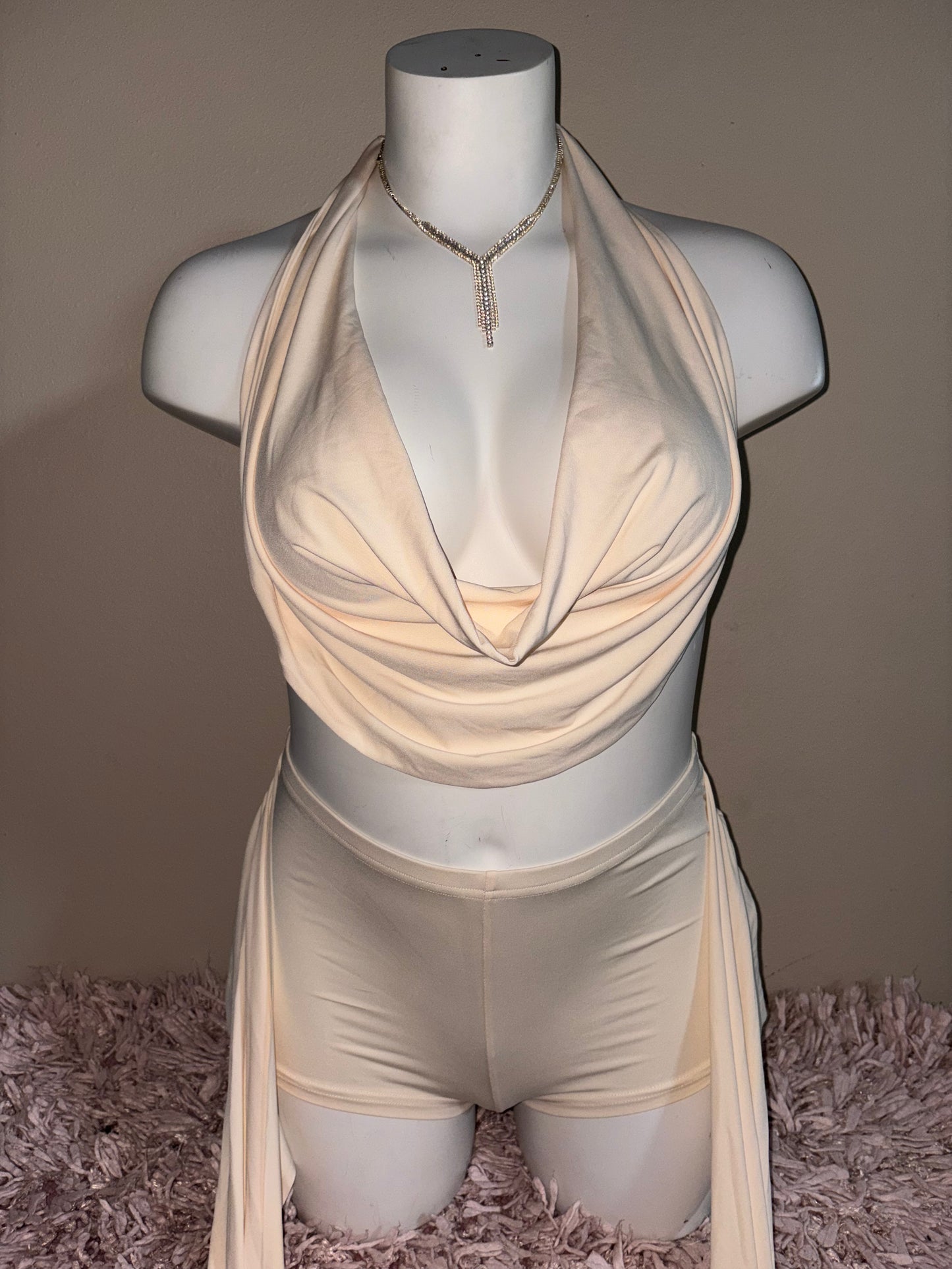 Cream Angel Set